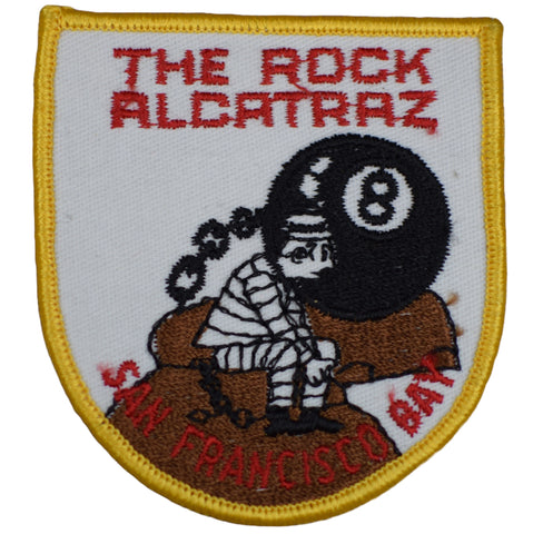 Vintage Alcatraz Patch - The Rock, San Francisco, California 3-3/8" (Sew on)