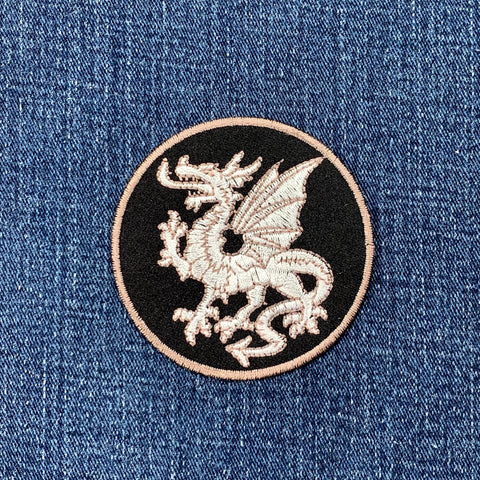 Dragon Patch - Embroidered Power Strength Good Luck Badge 2.75" (Iron Or Sew On)