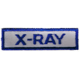 Vintage X-Ray Patch - Embroidered Rad Tech Radiologist Radiographer Badge .75" (Sew On)