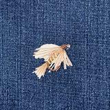 6-Pack Fly Fishing Lure Applique Patch Set - Embroidered Angling Badges (Iron On)