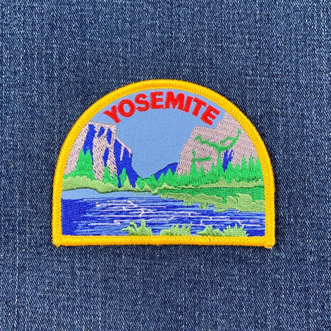 Yosemite Patch - Embroidered National Park El Capitan Half Dome California Badge3.5" (Iron Or Sew On)