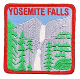 Yosemite Falls Patch - California National Park Hiking Embroidered Badge 3" (Iron Or Sew On)