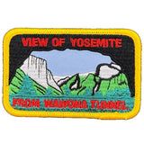 Yosemite Valley Patch - View From Wawona Tunnel California National Park Embroidered Badge 3.5" (Iron on)