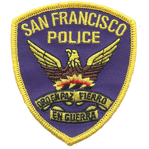San Francisco Police Department Patch - California (Iron on) - Patch Parlor