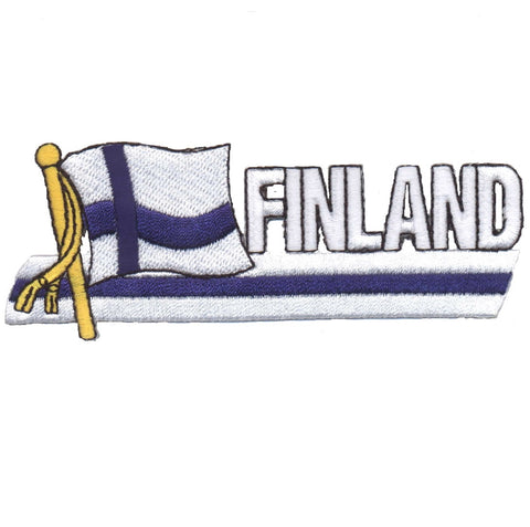 Finland Patch - Nordic, Helsinki, Espoo, Baltic Sea Badge 4-7/8" (Iron on) - Patch Parlor