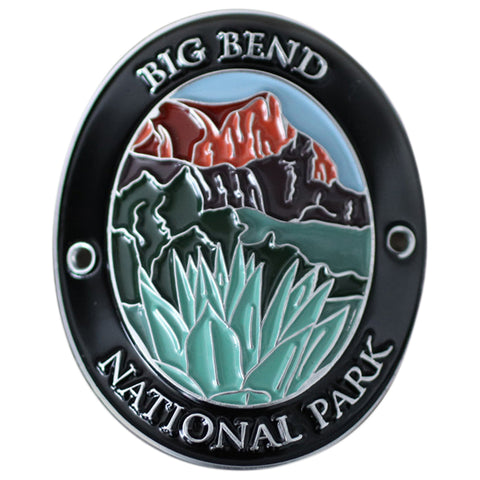 Big Bend National Park Walking Stick Medallion - Texas Souvenir, Traveler Series
