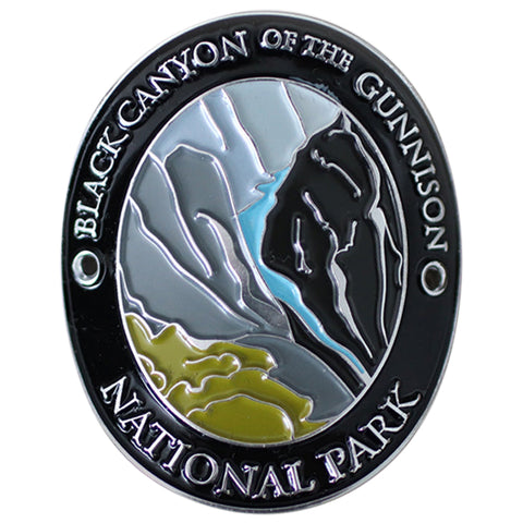 Black Canyon of the Gunnison National Park Walking Stick Medallion - Colorado