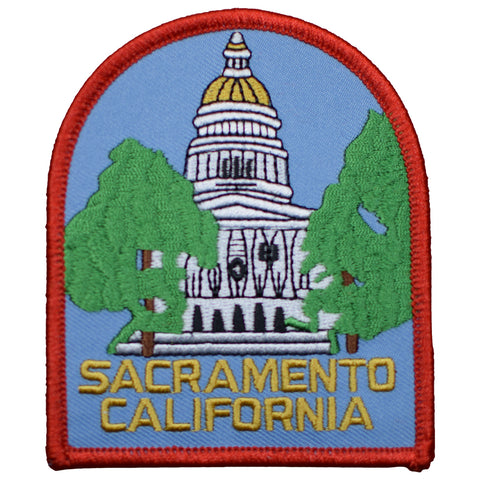 Sacramento Patch - California State Capitol Badge 3" (Iron on) - Patch Parlor