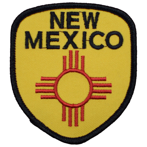 New Mexico Patch - Albuquerque, Santa Fe, Southwest, NM Badge 2-7/8" (Iron on) - Patch Parlor