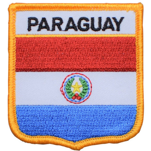 Paraguay Patch - Asunción, Rio de la Plata, Paraná, Gran Chaco 2.75" (Iron on) - Patch Parlor