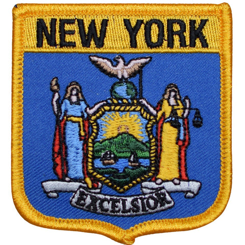 New York Patch - Manhattan, Bronx, Harlem, Brooklyn, Queens 2.75" (Iron on) - Patch Parlor