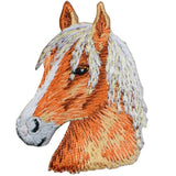 Horse Applique Patch - Equestrian, Western Badge 2.25" (Iron on) - Patch Parlor