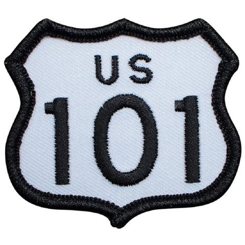 Highway 101 Patch - California, Oregon, Washington Badge 2-3/8" (Iron on) - Patch Parlor