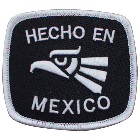 Hecho en Mexico Patch - "Made in Mexico" Eagle Badge 3-1/8" (Iron on) - Patch Parlor