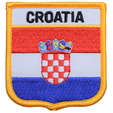 Croatia Patch - Adriatic Sea, Zagreb, Europe 2.75" (Iron on) - Patch Parlor