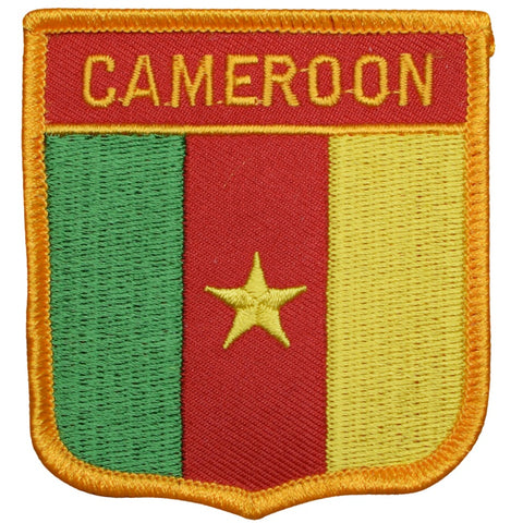 Cameroon Patch - Africa, Bight of Biafra, Gulf of Guinea Badge 2.75" (Iron on) - Patch Parlor
