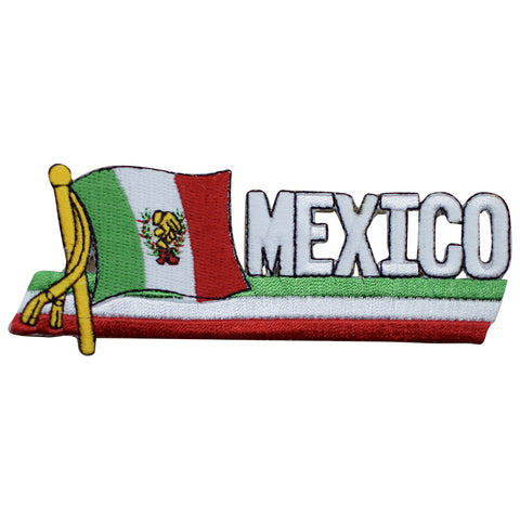 Mexico Patch - Gulf of Mexico, Baja California, Caribbean 4-7/8" (Iron on) - Patch Parlor