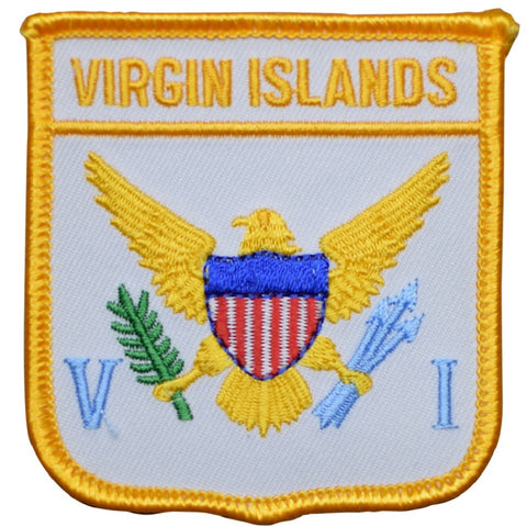 United States Virgin Islands Patch - Caribbean Archipelago 2.75" (Iron on) - Patch Parlor