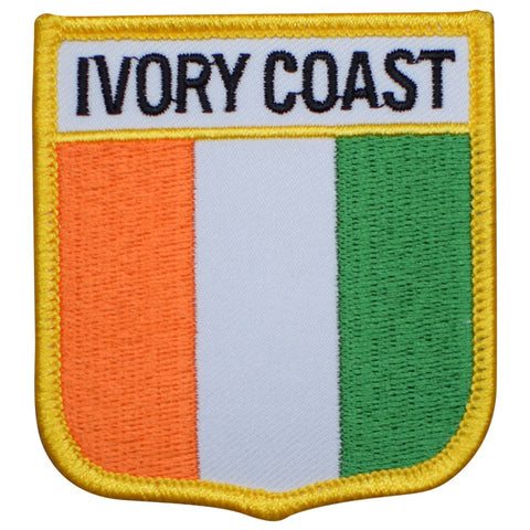 Ivory Coast Patch - West Africa, Abidjan, Gulf of Guinea 2.75" (Iron on) - Patch Parlor