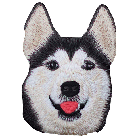 Malamute Dog Applique Patch - Animal, Puppy, Canine Badge 3" (Iron on) - Patch Parlor