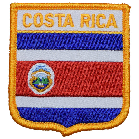 Costa Rica Patch - República de Costa Rica, Central America, San José 2.75" (Iron on) - Patch Parlor