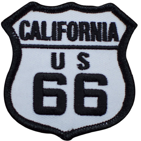 California Patch - Los Angeles, Santa Monica, Route 66 Badge 2.5" (Iron on) - Patch Parlor
