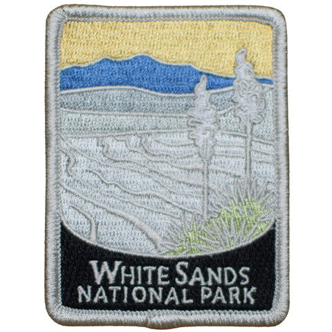 White Sands National Park Patch - NM, New Mexico Badge 3" (Iron on) - Patch Parlor