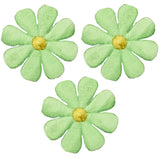 Daisy Applique Patch - Flower, Bloom, Gardening Badge 1.5" (3-Pack, Iron on) - Patch Parlor