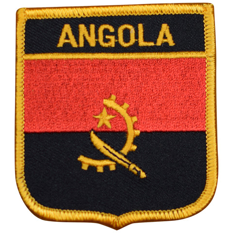 Angola Patch -  Africa, Cabinda, Luanda, Portugese 2.75" (Iron on) - Patch Parlor