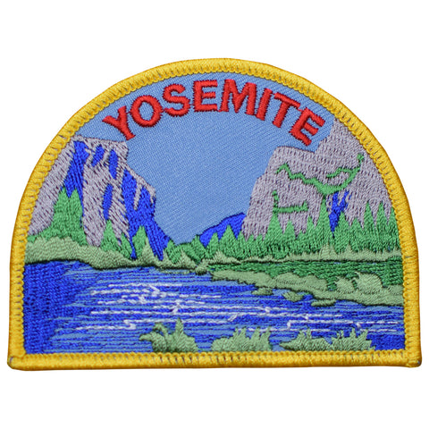 Yosemite Patch - National Park Badge, El Capitan, Half Dome, California 3.5" (Iron on) - Patch Parlor