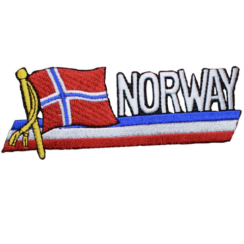 Norway Patch - Nordic, Scandinavia, Barents Sea, Galdhøpiggen 4-7/8" (Iron on) - Patch Parlor
