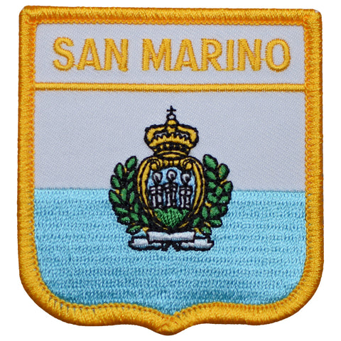 San Marino Patch - Southern Europe, Apennine Mtns, Dogana, Italy 2.75" (Iron on) - Patch Parlor