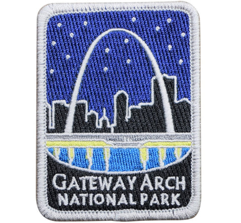 Gateway Arch National Park Patch - St. Louis, Missouri, MO Badge 3" (Iron on) - Patch Parlor
