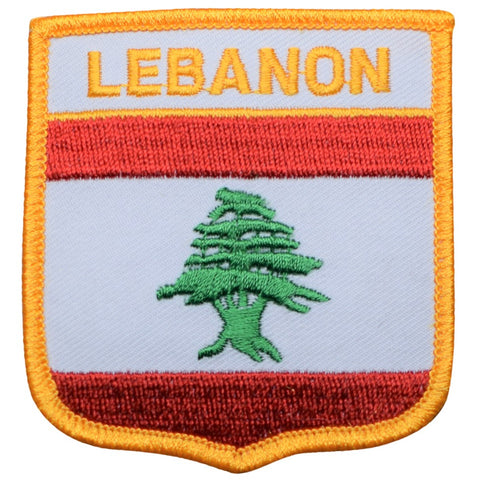 Lebanon Patch - Mediterranean, Beqaa, Beirut Badge 2.75" (Iron on) - Patch Parlor