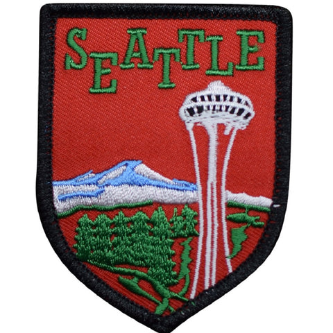 Seattle Patch - Mount Rainier, The Needle, Washington Badge 2-7/8" (Iron on) - Patch Parlor
