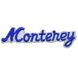Vintage Monterey Patch in blue and white