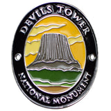 Devils Tower National Monument Walking Stick Medallion - Wyoming Traveler Series - Patch Parlor