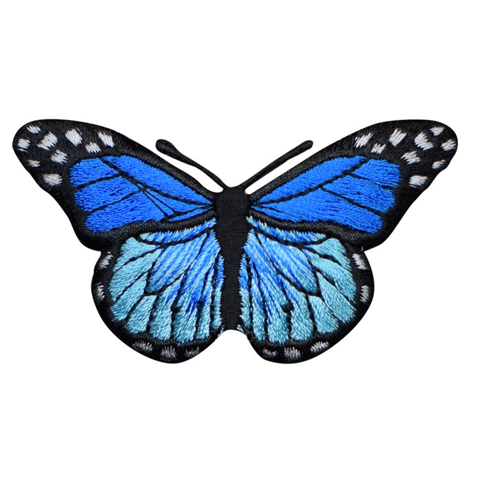 Blue Butterfly Applique Patch - Insect, Bug Badge 2-7/8 (Iron on) – Patch  Parlor