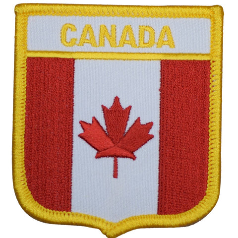 Canada Patch - North America, Canadian Maple Leaf Badge 2.75" (Iron on) - Patch Parlor
