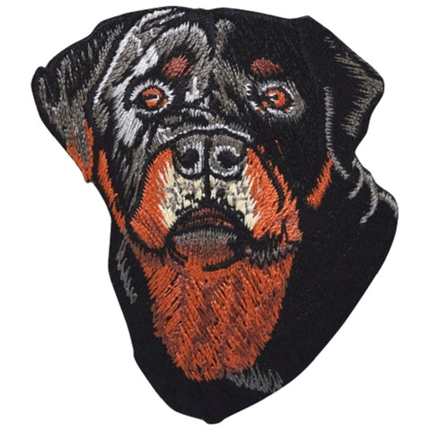 Rottweiler Applique Patch - Rottie Dog, Canine, Animal, Pet Badge 2.5" (Iron on) - Patch Parlor