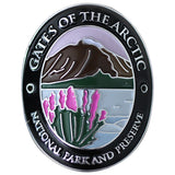 Gates of the Arctic National Park & Preserve Walking Stick Medallion - Alaska
