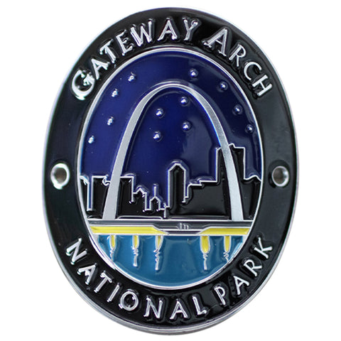 Gateway Arch National Park Walking Stick Medallion - St. Louis, Missouri