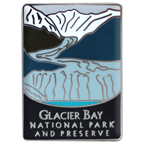 Glacier Bay National Park & Preserve Pin - Alaska Souvenir, Traveler Series