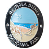 Indiana Dunes National Park Walking Stick Medallion - Lake Michigan Souvenir