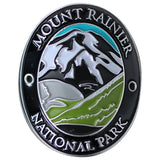 Mount Rainier National Park Walking Stick Medallion - Washington Traveler Series