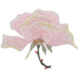 Pink Rose Applique Patch - Blooming Pedals Flower Badge 2-5/8" (Iron on) - Patch Parlor