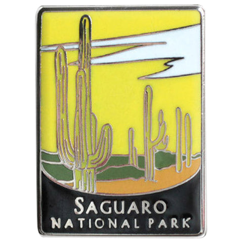 Saguaro National Park Pin -  Pima, Arizona Souvenir, Official Traveler Series