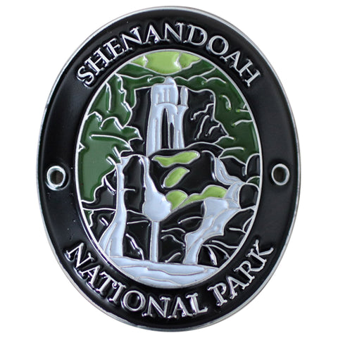 Shenandoah National Park Walking Stick Medallion - Virginia, Traveler Series