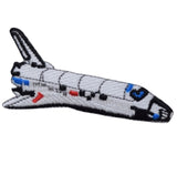 NASA Applique Patch - Space Shuttle, Rocket, USA Badge 2.75" (Iron on) - Patch Parlor