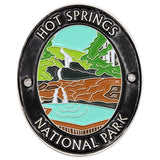 Hot Springs National Park Walking Stick Medallion - Arkansas, Traveler Series